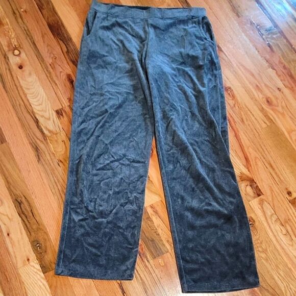 White Stag Velour Wide Leg Lounge Pants Small - Picture 1 of 4